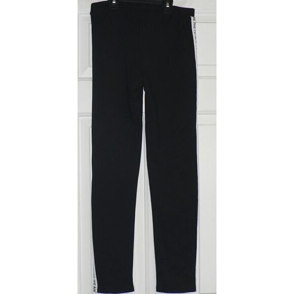 BCBGirls Maxazria Leggings " We Are The Future" Side Stripe Blk/White Large $36 - Picture 4 of 5